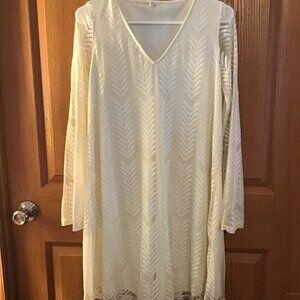 Pink Blush Ivory Dress